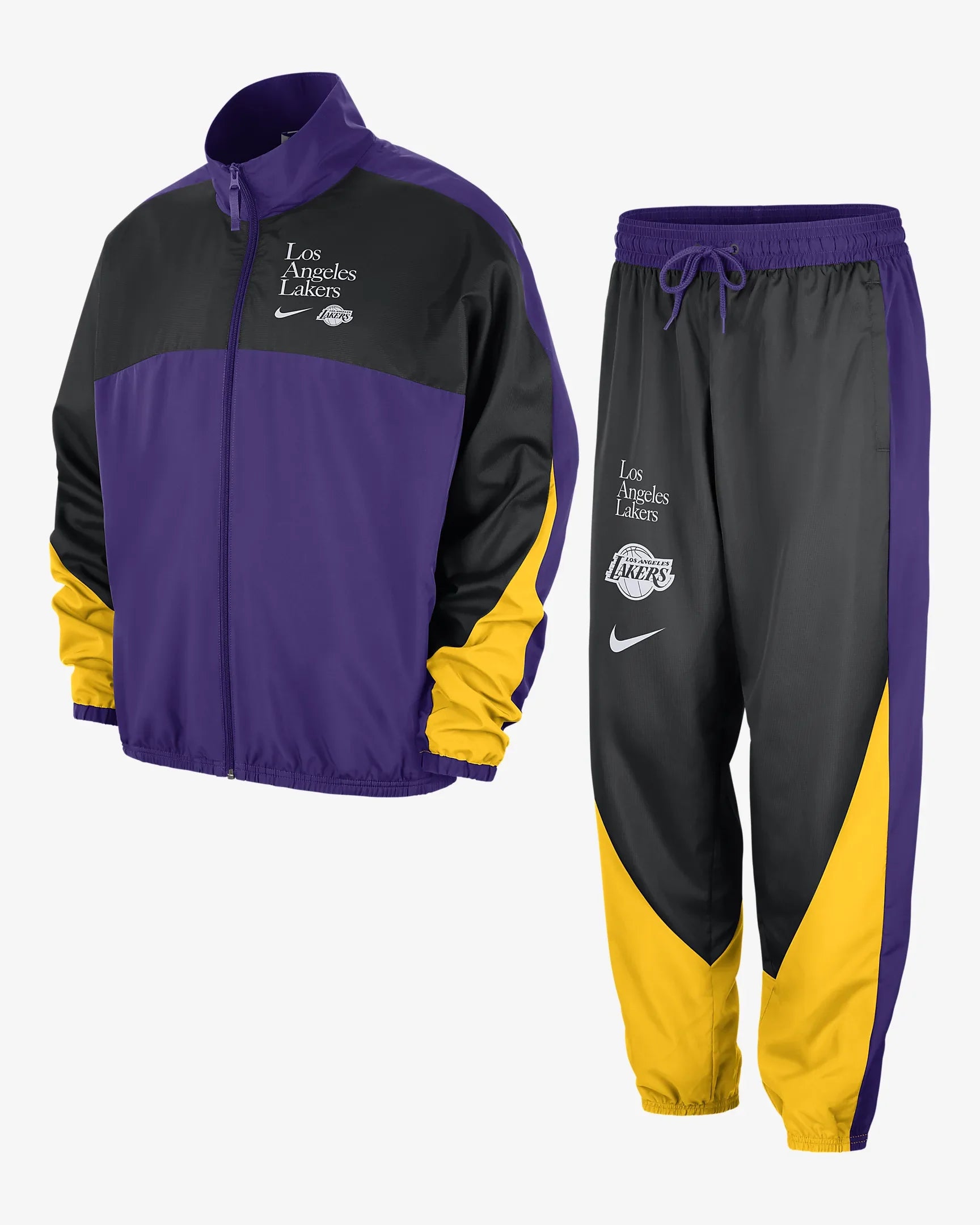 Mens Los Angeles Lakers Starting 5 Courtside Tracksuit NBA Store Middle East Kuwait