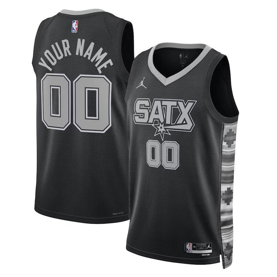 Boys San Antonio Spurs Blank Statement Swingman Replica Jersey