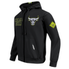 Mens Chicago Bulls Hi-Vis FZ Fleece Hoodie