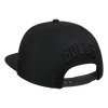 Mens Chicago Bulls Classic Triple Black Snapback Cap