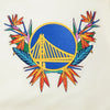 Mens Golden State Warriors Paradise Rib Satin Jacket
