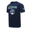 Mens Minnesota Timberwolves Split Logo T-Shirt