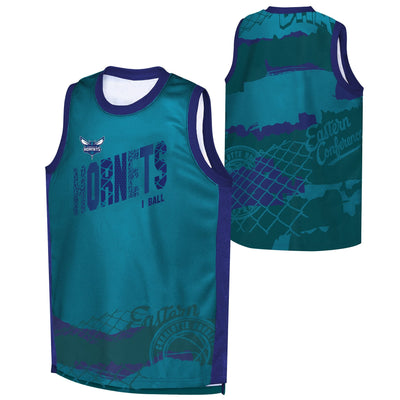 Mens Charlotte Hornets Lamelo Ball Fast Break Shooter Top