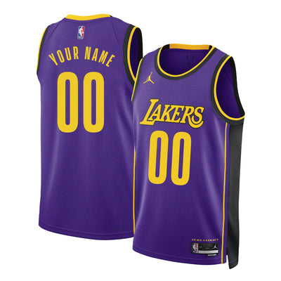 Los Angeles Lakers Statement Swingman Replica Custom Jersey