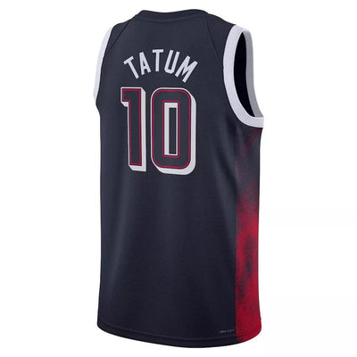 Junior Jayson Tatum USA Road Navy Jersey