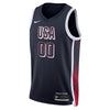 Mens Blank USA Road Navy Jersey