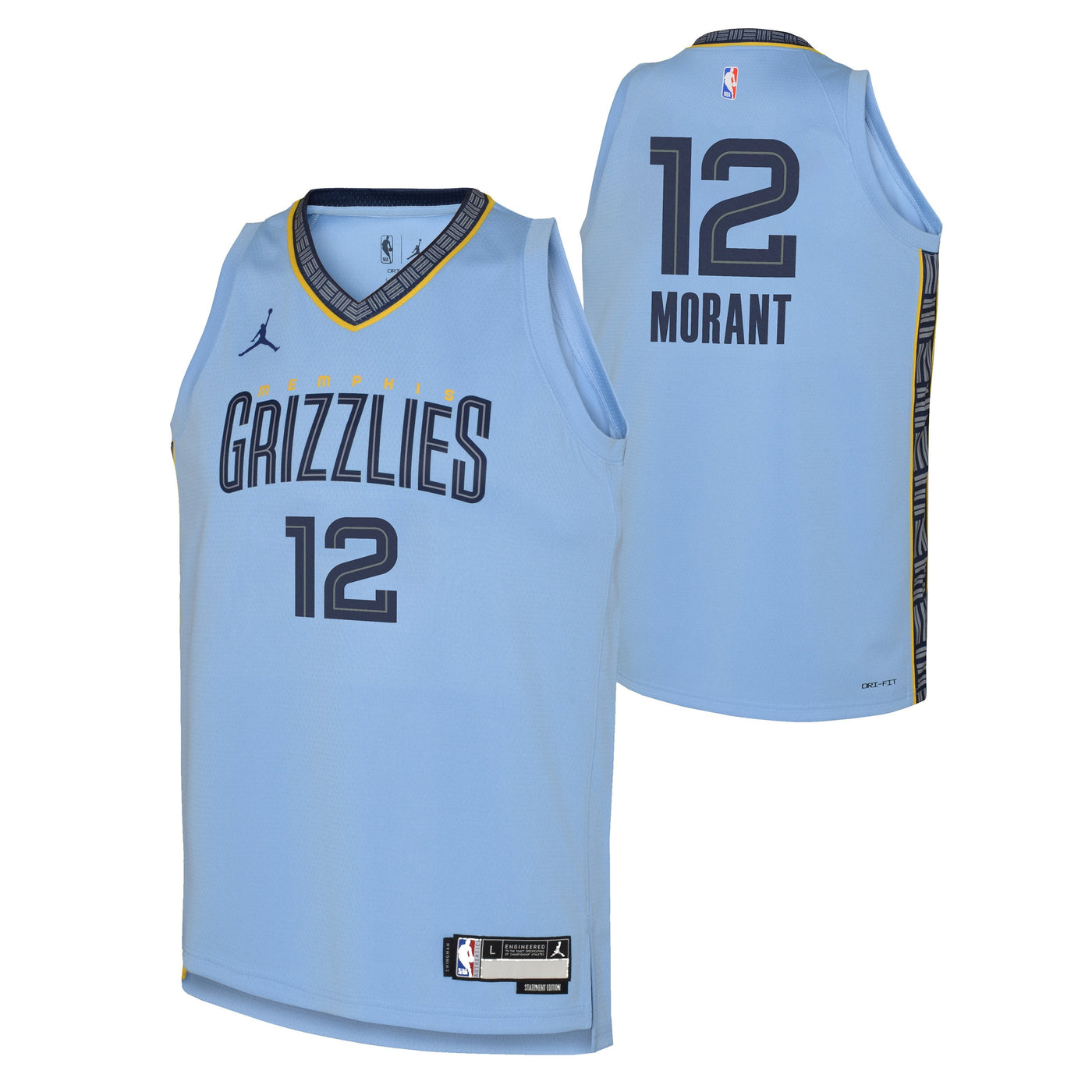 Boys Memphis Grizzlies Ja Morant Statement Swingman Replica Jersey