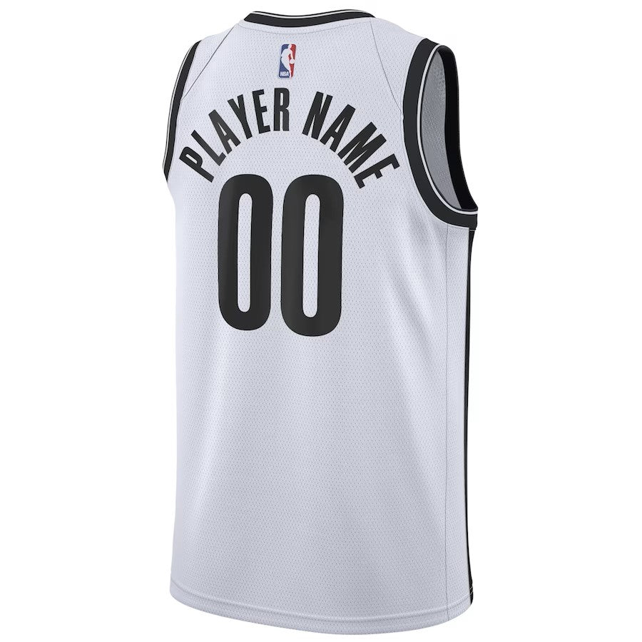 Mens Brooklyn Nets Swingman ASC Replica Custom Jersey