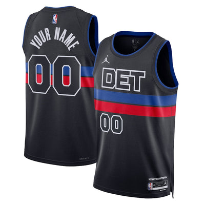 Boys Detroit Pistons Blank Statement Swingman Replica Jersey