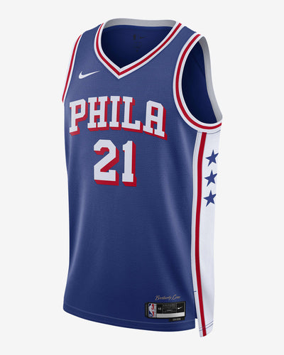 Mens Joel Embiid Philadelphia 76ers 2023/24 Icon Edition Swingman Jersey