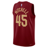 Mens Cleveland Cavaliers Mitchell Icon Replica Jersey
