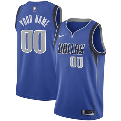 Boys Dallas Mavericks Blank Icon Swingman Replica Jersey