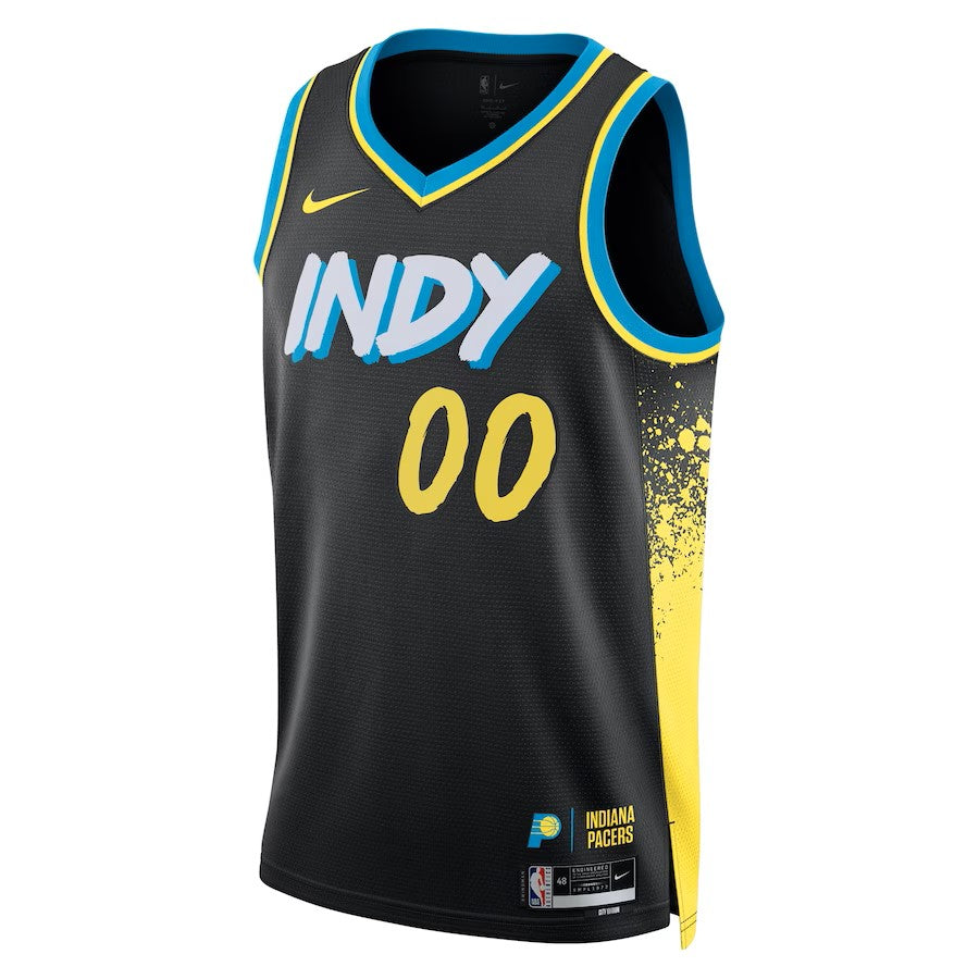 Boys Indiana Pacers City Edition Swingman Replica Custom Jersey