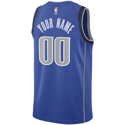 Boys Dallas Mavericks Blank Icon Swingman Replica Jersey