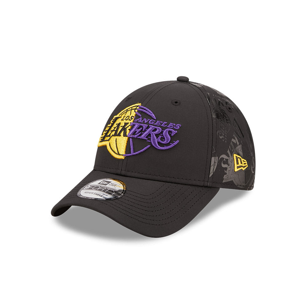 Los Angeles Lakers Half Monogram 9Forty Adjustable Cap