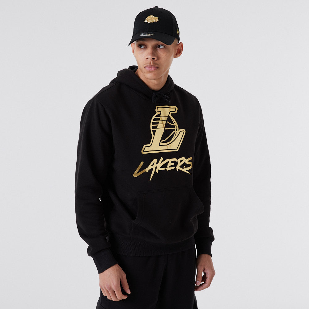 Los Angeles Lakers Metallic Pullover Hoodie