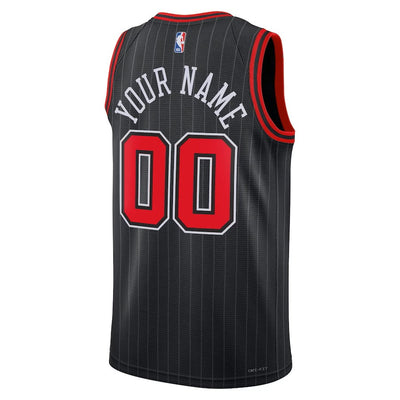 Junior Chicago Bulls Swingman Statement Edition Custom Jersey