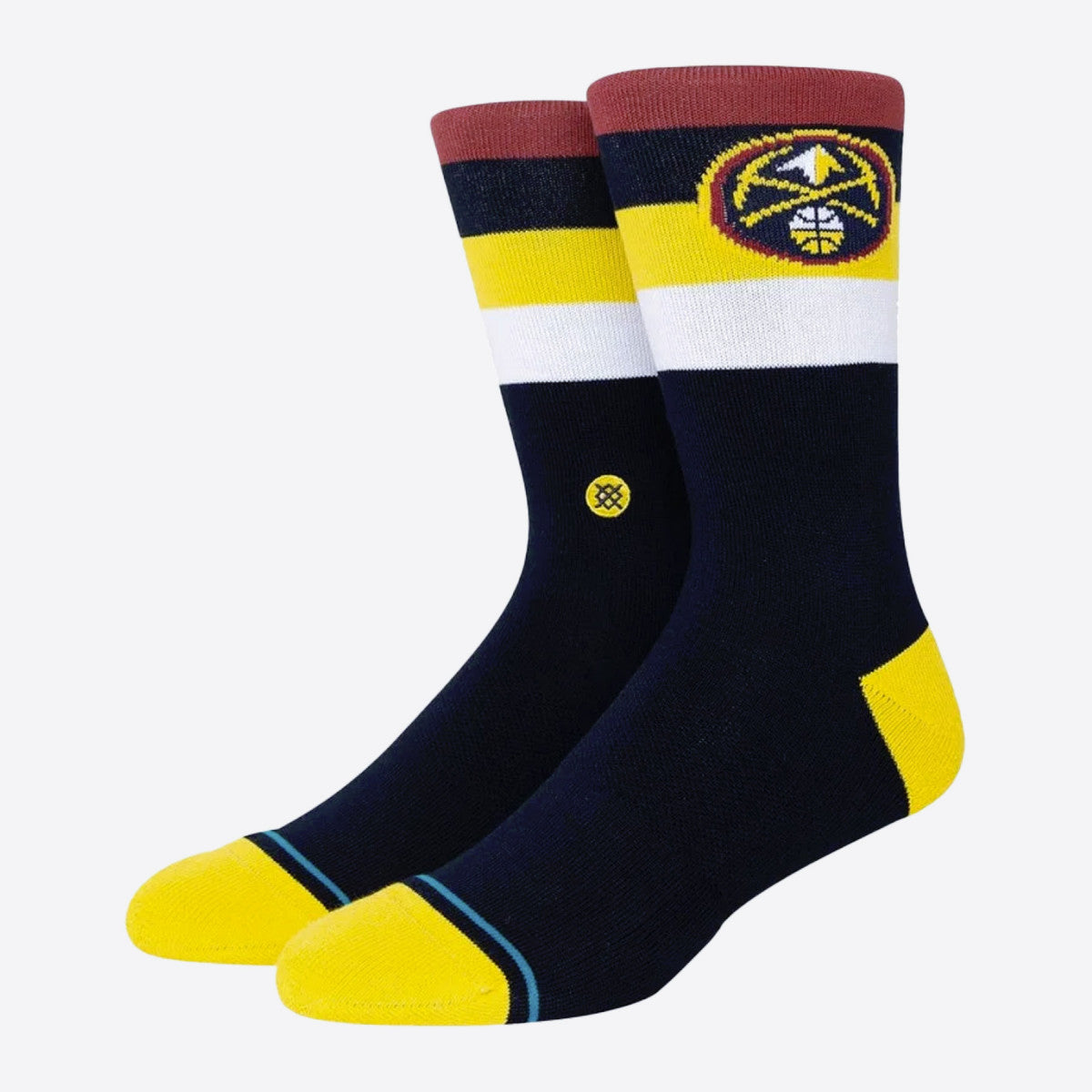 Denver Nuggests St 76Ers Crew Socks