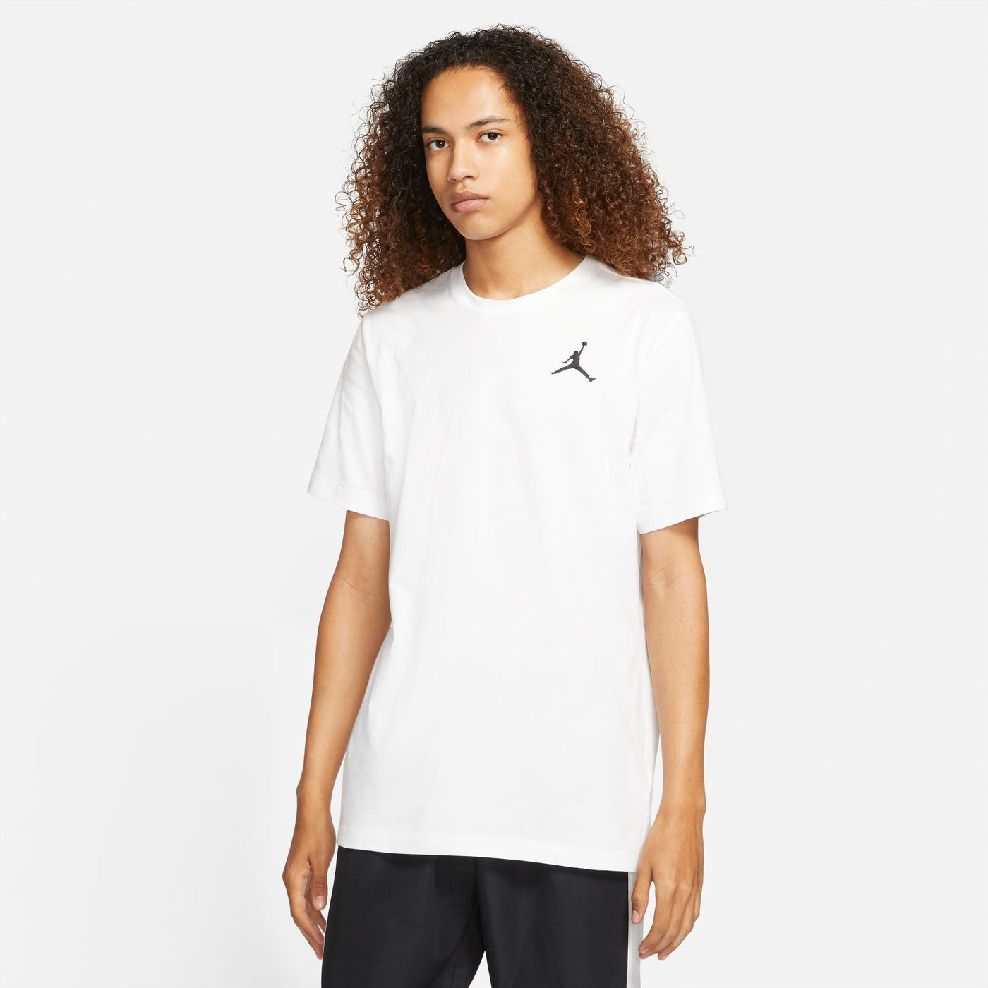 Mens Jumpman Embroidered Short Sleeve T-Shirt