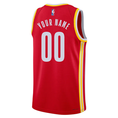 Mens Atlanta Hawks Swingman Icon Edition Custom Jersey 22