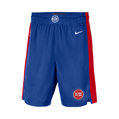 Mens Detroit Pistons Icon Swingman Shorts