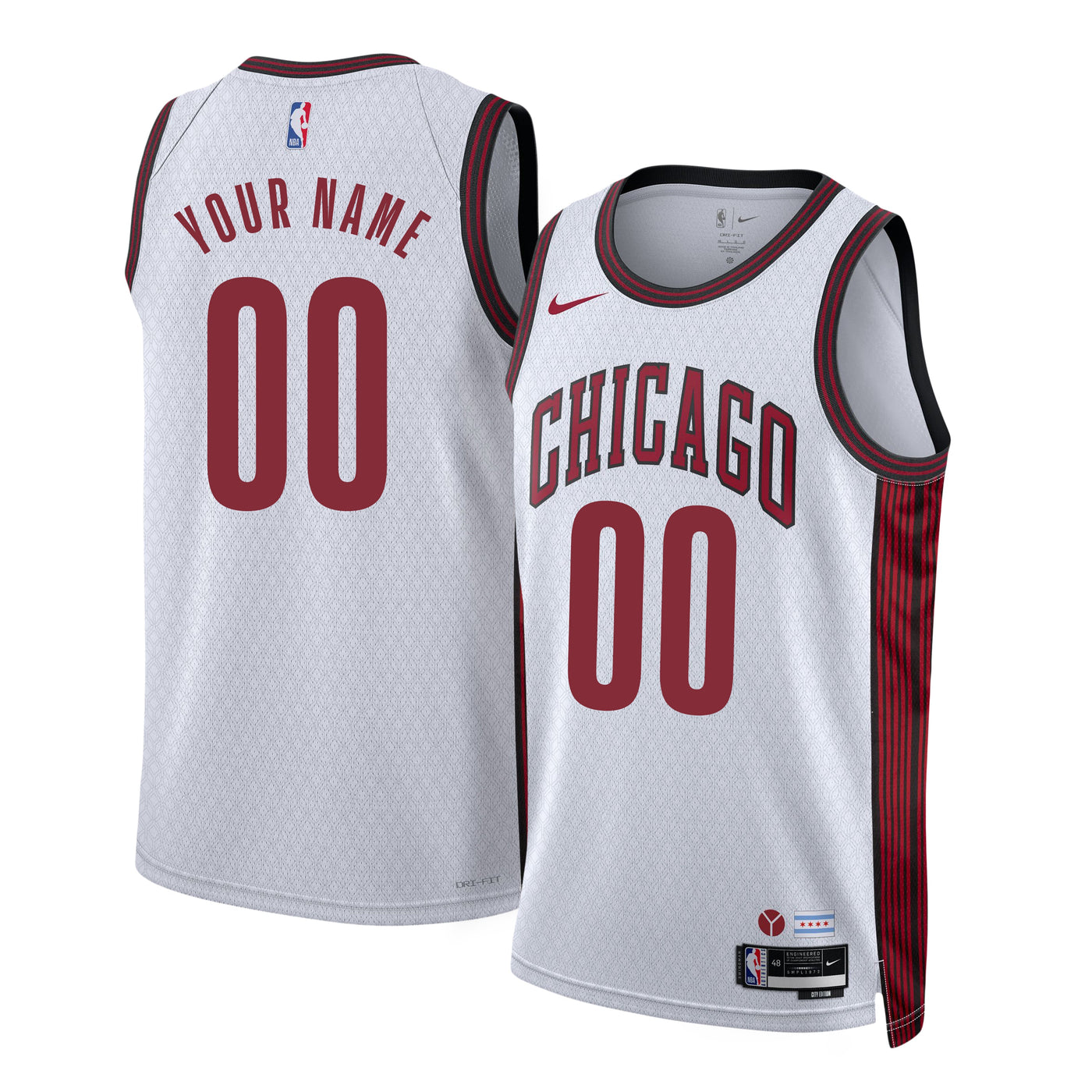 Chicago Bulls Swingman Icon Custom Jersey