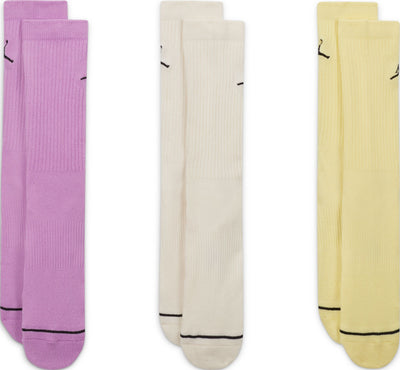 Mens Everyday Cushioned Crew Socks - 3 Pack