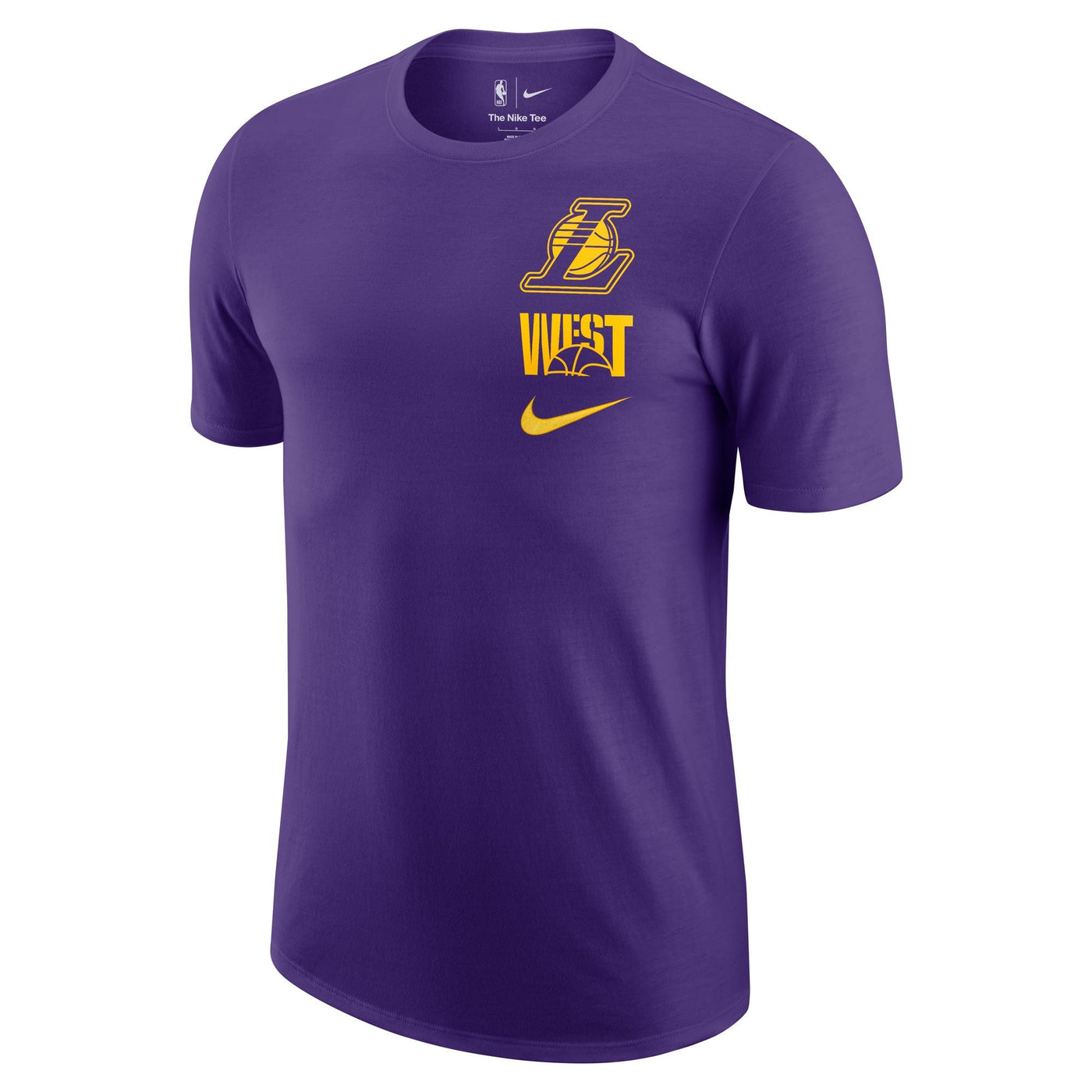 Mens Los Angeles Lakers Essential Block T-Shirt