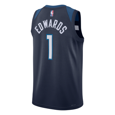 Kids Min Timberwolves Anthony Edwards Icon Replica Jersey