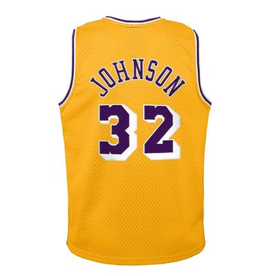 Boys Los Angeles Lakers Magic Johnson Swingman Home Jersey