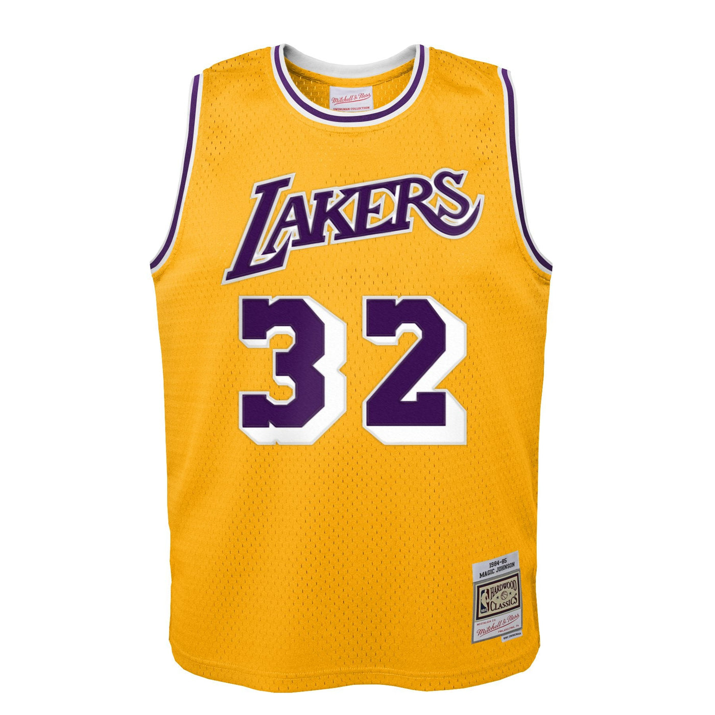 Boys Los Angeles Lakers Magic Johnson Swingman Home Jersey