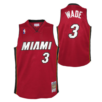 Boys Miami Heat Dwayne Wade Swingman Alt Jersey