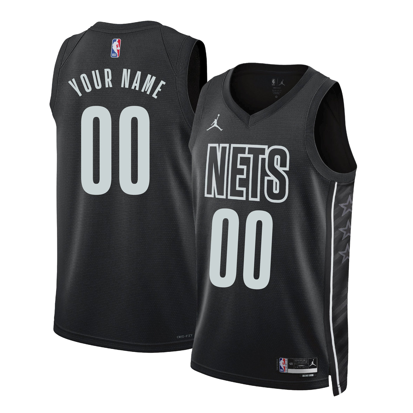 Junior Blank Brooklyn Nets Swingman Statement Edition Jersey