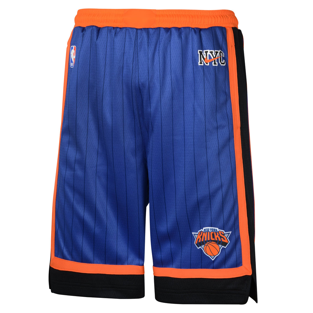 Boys New York Knicks City Edition Swingman Replica Shorts NBA Store Middle East Kuwait