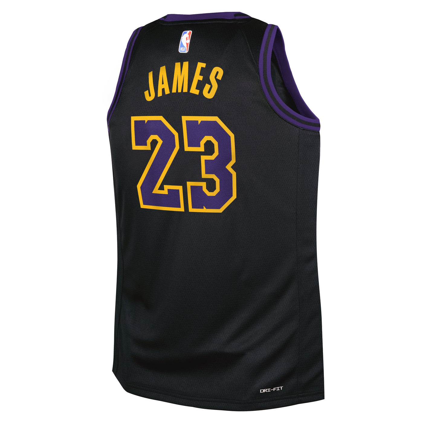 Boys Los Angeles Lakers Lebron James City Edition Swingman Replica Jersey