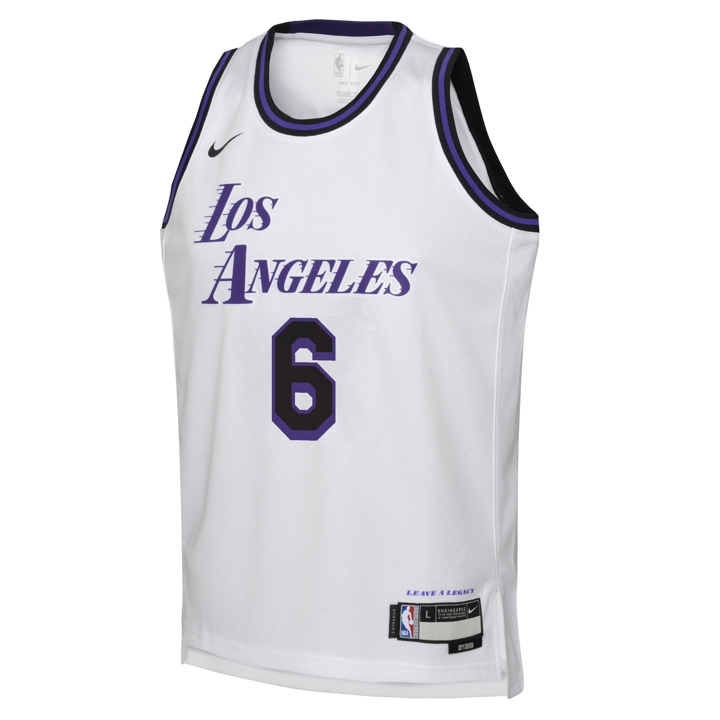 Junior Lebron James Los Angeles Lakers Swingman City Edition Jersey