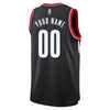 Boys Portland Trailblazers Blank Icon Swingman Replica Custom Jersey