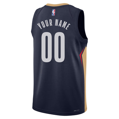 Boys New Orleans Pelicans Blank Icon Swingman Replica Custom Jersey