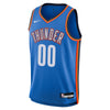 Boys Okl City Thunder Blank Icon Swingman Replica Custom Jersey