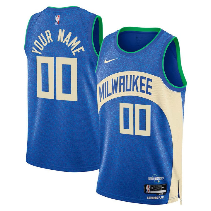 Milwaukee bucks custom jersey 2025
