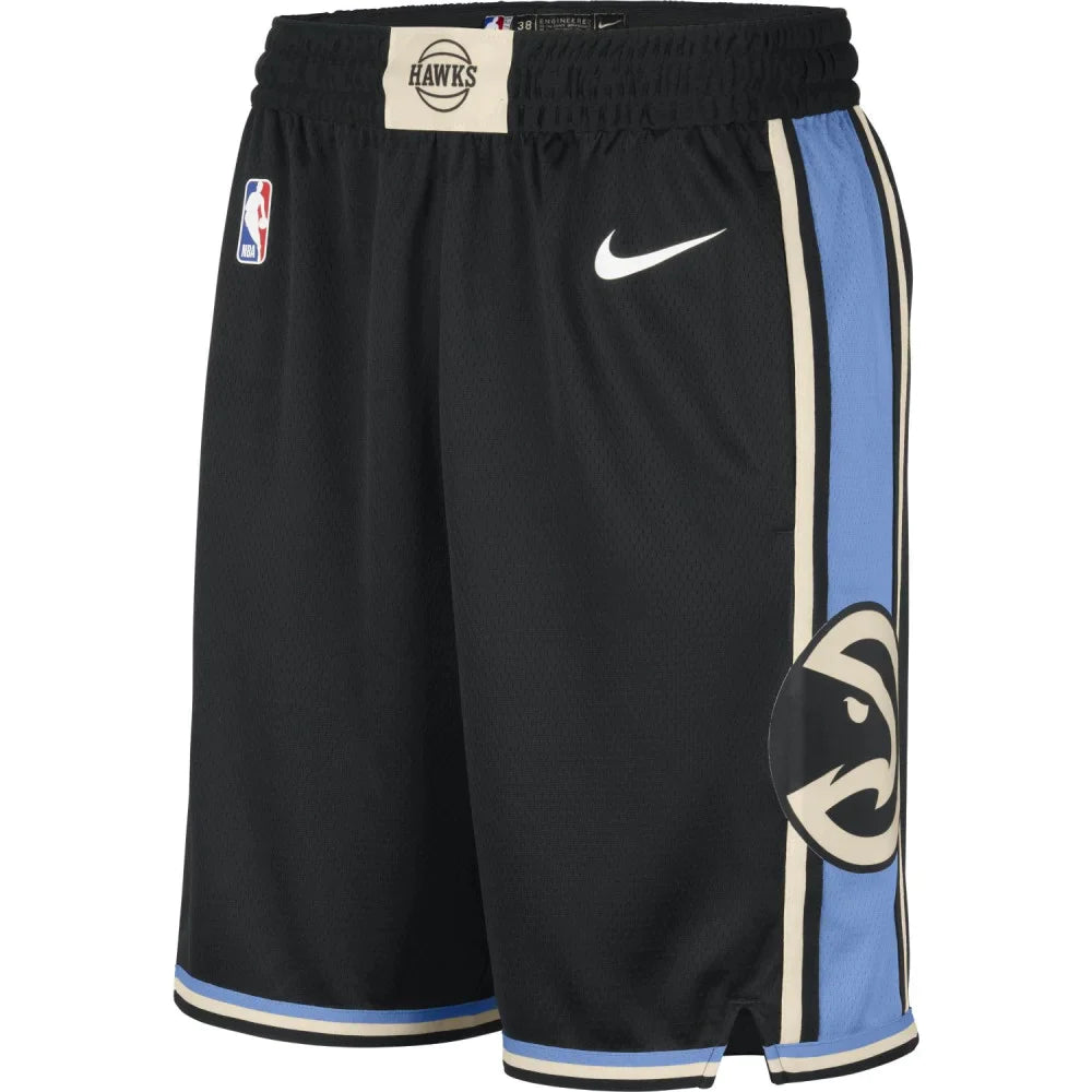 Mens Atlanta Hawks Swingman City Edition Replica Shorts