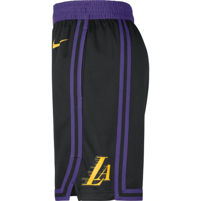 Mens Los Angeles Lakers Swingman City Edition Replica Shorts